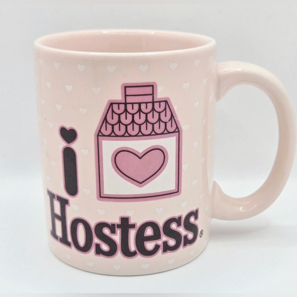 I love Hostess Mug Pink Loungefly‎ 2007 licensed collectible coffee mug